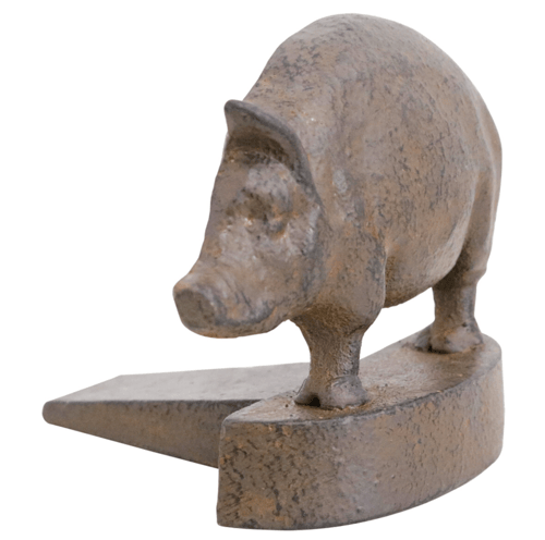 Image of Cast Iron Pig Doorstop