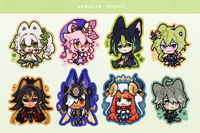 Image 4 of Genshin Impact | Charms + Stickersheets