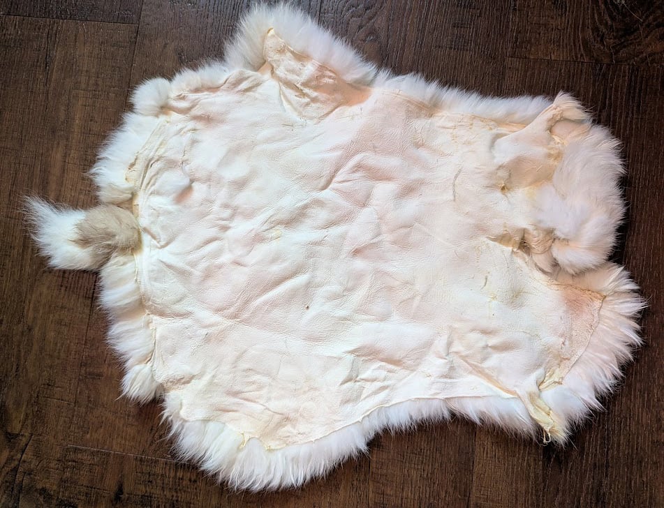 Image of Patched White Back Pelt