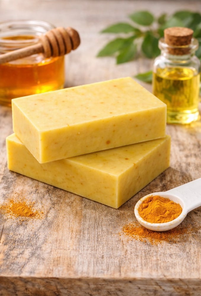 Image of Goats milk, Turmeric and Honey soap