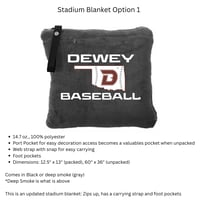 Image 1 of Dewey Baseball Stadium Blanket