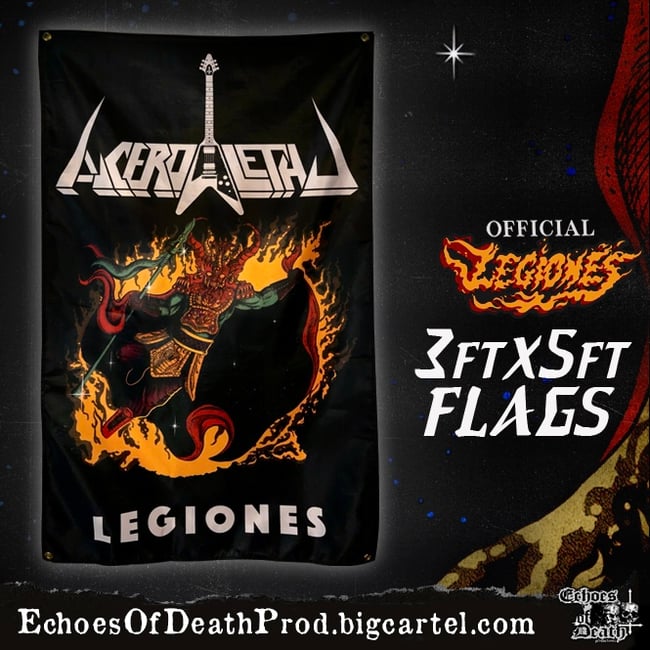 Official ACERO LETAL Legiones 3x5FT FLAG