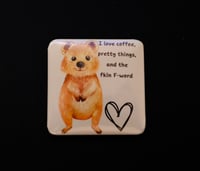 Image 5 of Handmade Fun and Sarcastic Magnets, stitch, coffee, skull, messy bun, easter