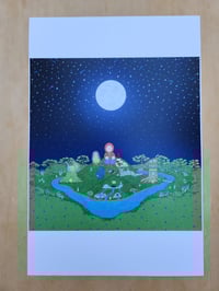 Image 2 of Lady of the Forest print 