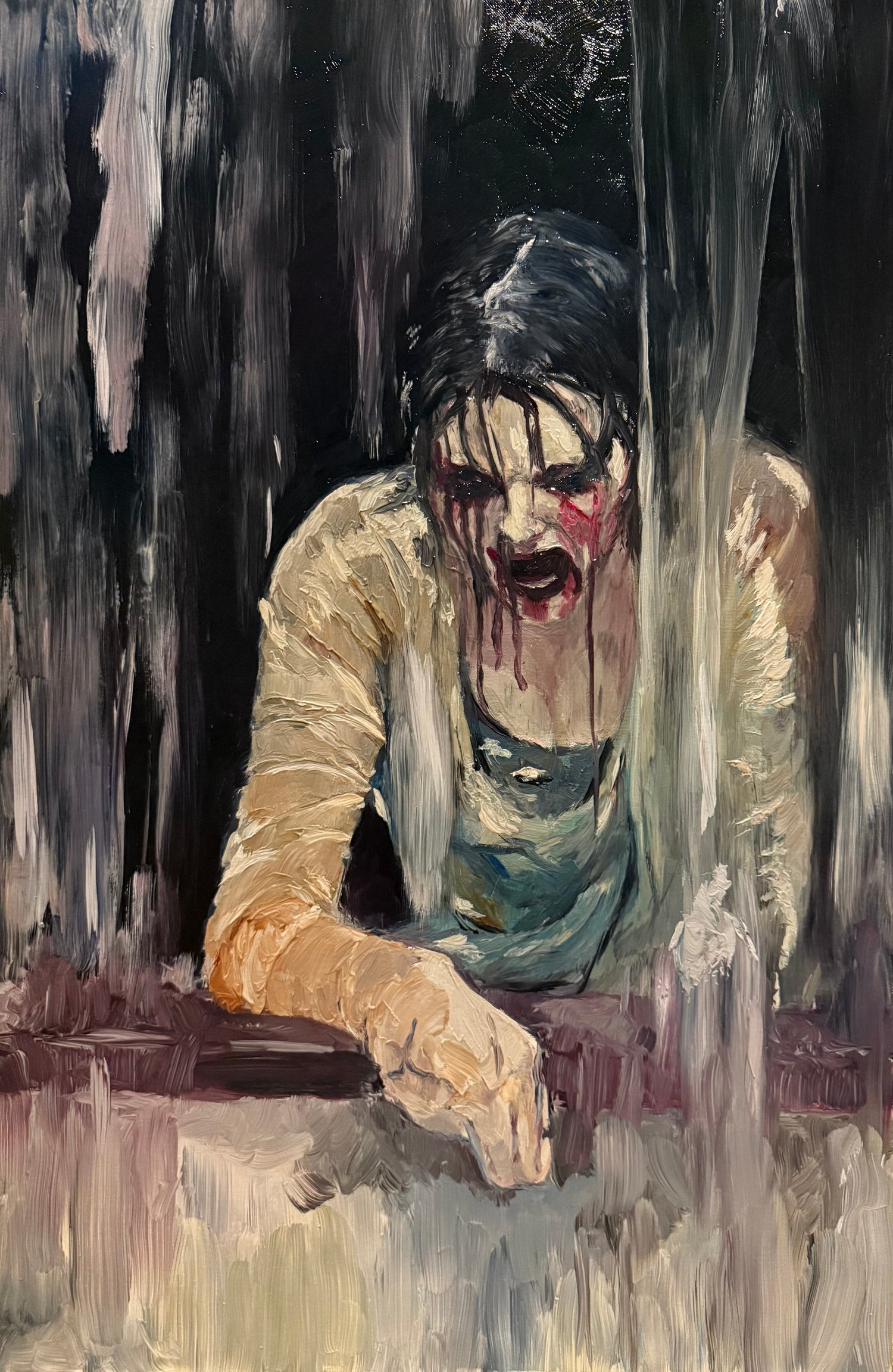 Painting - Forever putting the water back into F24