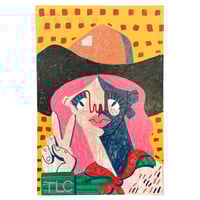 Peace Cowgirl Print