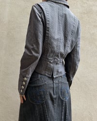 Image 4 of DENIM MIDI SKIRT