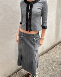 Image 5 of DENIM MIDI SKIRT