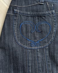 Image 8 of DENIM MIDI SKIRT