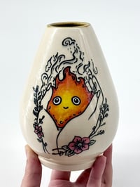 Image 3 of calcifer vase