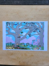Image 2 of Tree Village print