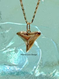 Image 1 of 14k Shark Tooth pendant 