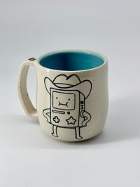Image 1 of adventure time cowboy bmo mug