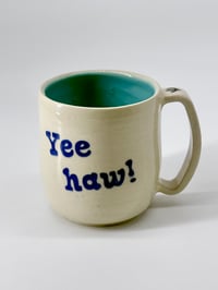 Image 2 of adventure time cowboy bmo mug