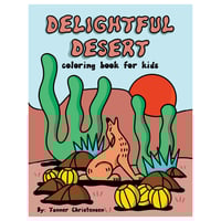 Image 1 of Delightful Desert Coloring Book