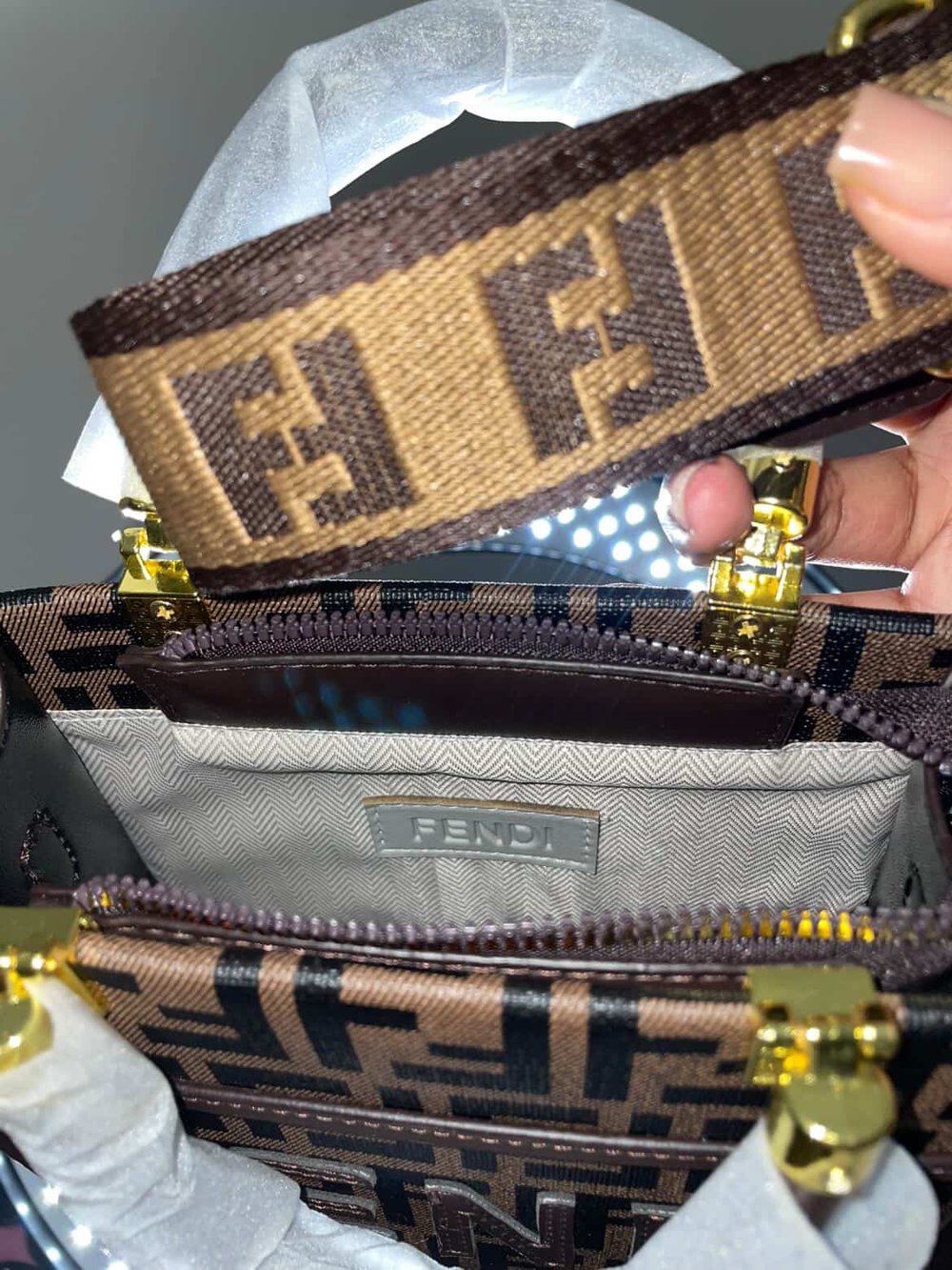 Image of FENDI TOTE BAG