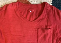 Image 2 of Engineered Garments red overdyed thermal sweater, size M (fits relaxed)