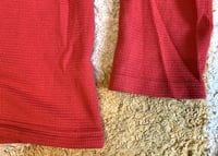 Image 4 of Engineered Garments red overdyed thermal sweater, size M (fits relaxed)
