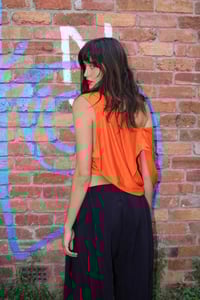 Image 4 of The Draped Singlet, orange 