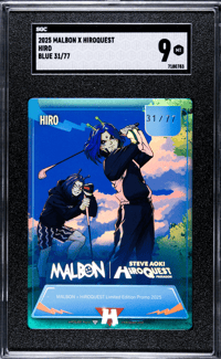 Image 1 of Malbon x Hiroquest Limited Edition Steve Aoki Promo 2025 Card /77 [2025]