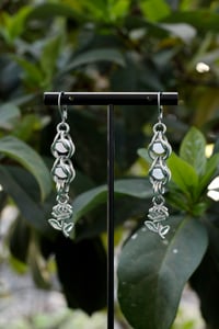 Image 1 of Encapsulated Rose Earrings