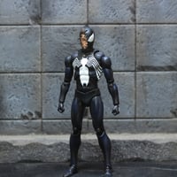 Image 4 of Symbiote Spidey Half Unmasked