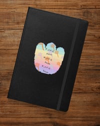 Hardcover bound notebook