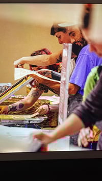 Image 5 of Gribouillage Tentaculaire Part 3 - Patch M - 10,5x14,8 cm by Zélia Brasier