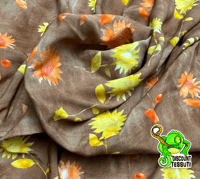 Image 1 of OFFERTA 3 METRI TESSUTO VISCOSA FLOWERS