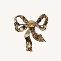 “Tie One On” Bow Brooch