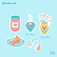 Image 2 of The Hand-drawn stickers for Hygge Journaling and Planners