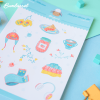 Image 3 of The Hand-drawn stickers for Hygge Journaling and Planners