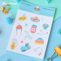 Image 4 of The Hand-drawn stickers for Hygge Journaling and Planners