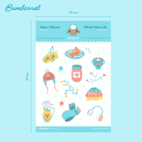 Image 5 of The Hand-drawn stickers for Hygge Journaling and Planners