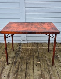 Image 1 of Table pliante en métal