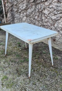 Image 2 of Table Tolix pieds compas, modèle 110