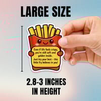 Image 2 of 120PCS Cute Animal & Food Affirmation Stickers, Waterproof Funny Motivational Stickers