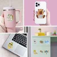 Image 3 of 120PCS Cute Animal & Food Affirmation Stickers, Waterproof Funny Motivational Stickers
