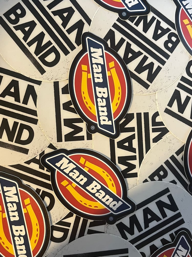 Image of MAN BAND STICKER