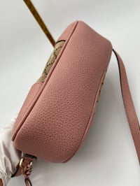 Image 12 of Gucci Bree GG Canvas Pink Leather Crossbody Bag