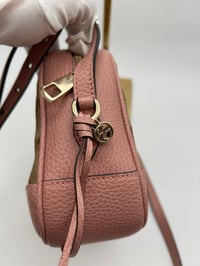 Image 6 of Gucci Bree GG Canvas Pink Leather Crossbody Bag