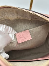 Image 15 of Gucci Bree GG Canvas Pink Leather Crossbody Bag