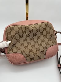 Image 8 of Gucci Bree GG Canvas Pink Leather Crossbody Bag