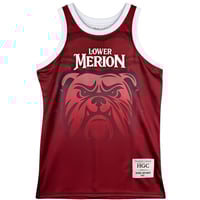 Image 1 of KOBE BRYANT LOWER MERION BASKETBALL JERSEY (MAROON)
