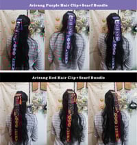 Image 2 of Kpop Arirang Acrylic Keychain/Hair accessories/Hair Clip/Scarf - Preorder