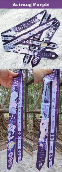 Image 4 of Kpop Arirang Acrylic Keychain/Hair accessories/Hair Clip/Scarf - Preorder