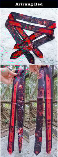 Image 5 of Kpop Arirang Acrylic Keychain/Hair accessories/Hair Clip/Scarf - Preorder