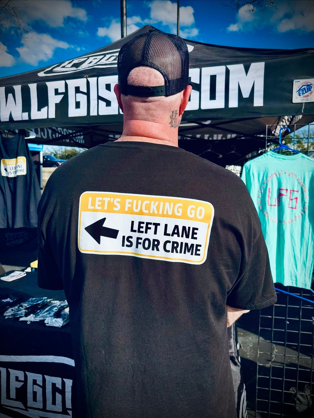 Image of LFG In The Left Lane T Shirt