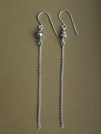 Image 1 of dangly seed earrings