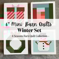 Image 1 of 6" Minis - WINTER (SET OF 4) - 4 Seasons Collection 